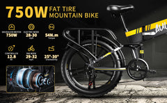 Auloor Foldable Electric Bike for Adults Auloor Foldable Electric Bike for Adults