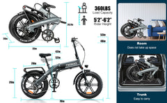 TESCO Folding Electric Bicycle for Adult TESCO Folding Electric Bicycle for Adult