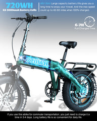 TESCO Folding Electric Bicycle for Adult
