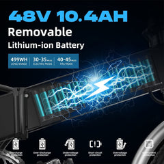 Folding Electric Bike for Adults 500W