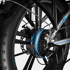 Auloor Foldable Electric Bike for Adults