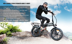 TESCO Folding Electric Bicycle for Adult