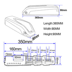Ebike Battery Lithium ion Electric Bike Battery with Charger 36V /48V