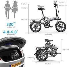Electric Commuter Bikes Folding Ebike 16''