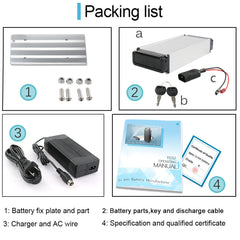 Electric Bicycle Motor E-Bike Battery with Charger