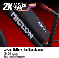 MICLON Electric bikes with fast charger