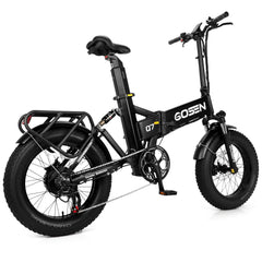 Dual Battery Folding Fat Tire Ebike - Q7